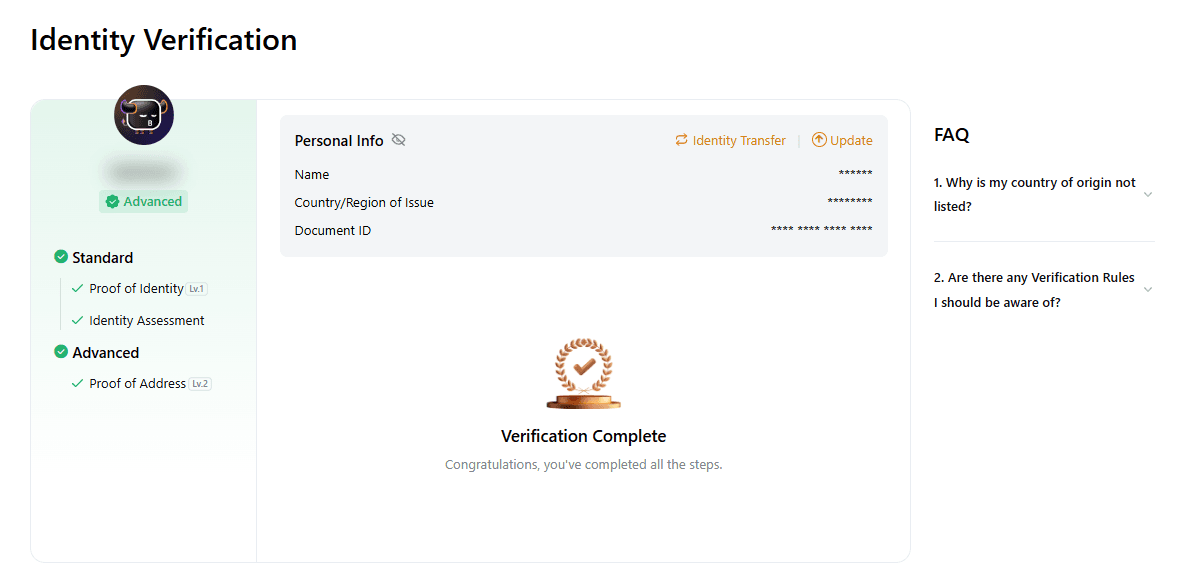 Bybit KYC verification requirements overview