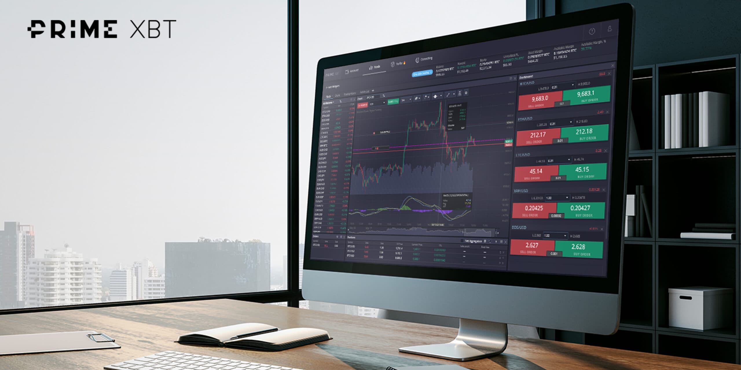 PrimeXBT trading platform where promo bonuses are credited