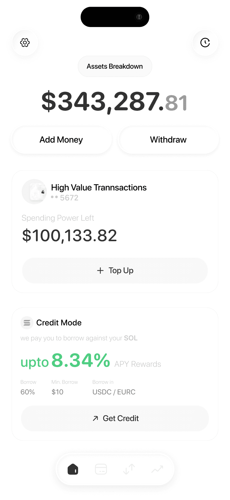 Avici app showing the card setup flow, official image from avici.money