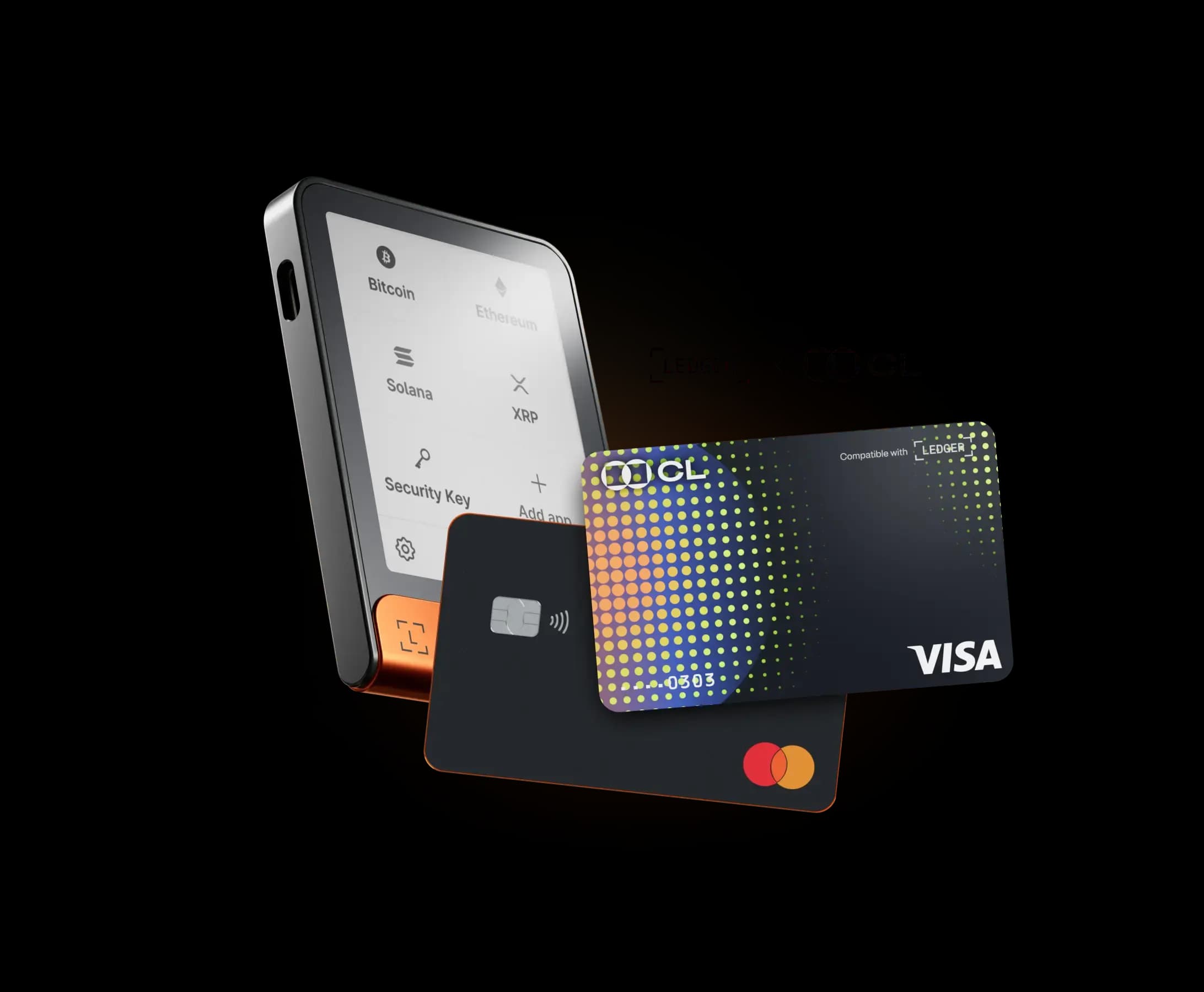 Ledger-compatible CL Card with Ledger device