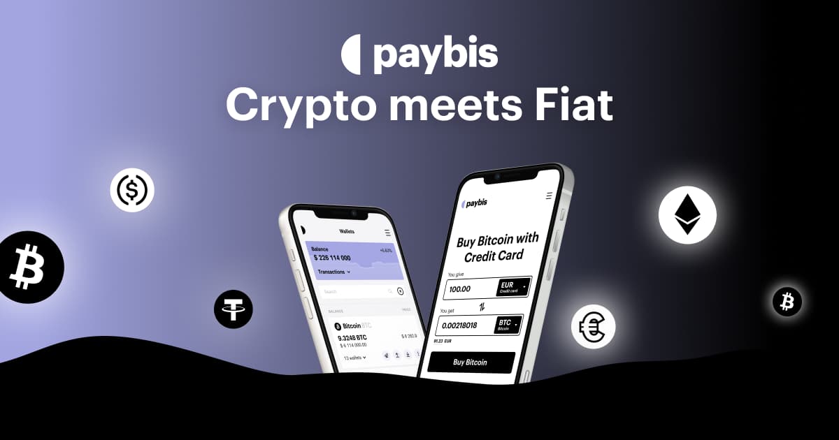 Paybis official product and wallet visual