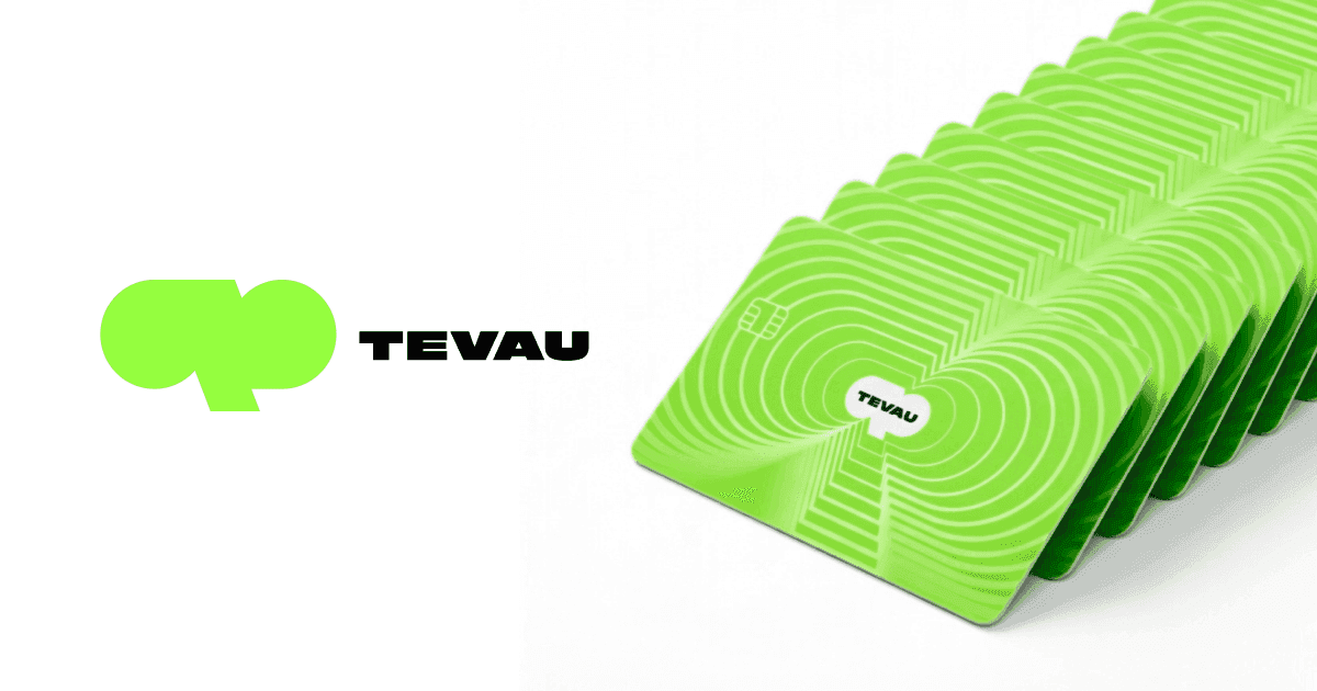 Tevau Visa card official product visual