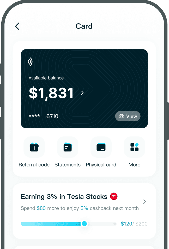 Bitget Wallet Card in the Bitget Wallet app