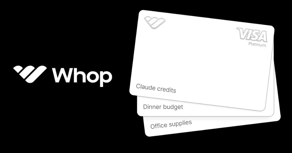 Whop Business Card official product visual